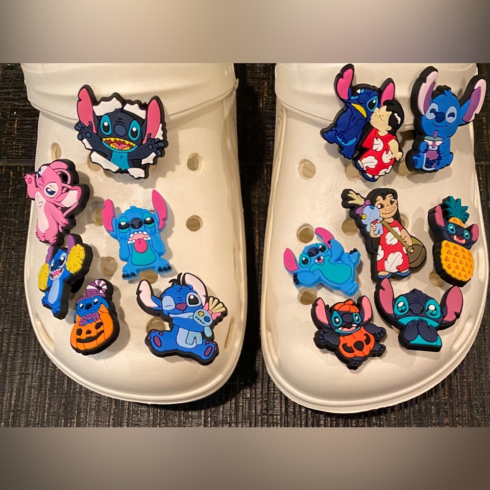 Stitch Croc Charms 13 pcs